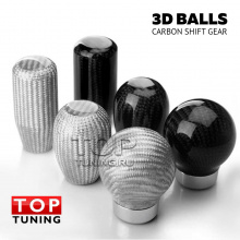 7930 Ручка КПП Карбон 3D Balls