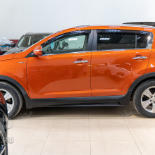 Комплект порогов JSW (ABS) на Kia Sportage 3 (III)