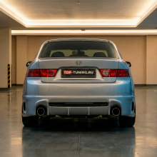 Задний бампер SP-Line на Honda Accord 7