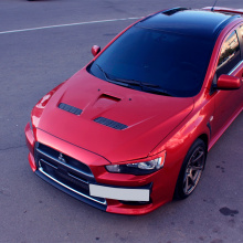 Тюнинг - Капот EVO на Mitsubishi Lancer 10 (X)