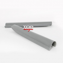 Удлинители порогов Projektzwo на VW Transporter T4 в кузове Long