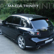 Задний бампер - Обвес Trinity Hatchback на Mazda 3 BK