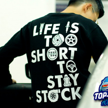 Толстовка  Acrophobia – Life is too short to stay stock