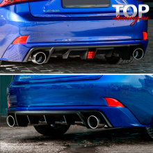 Диффузор заднего бампера A`PEX GT на Lexus IS 3