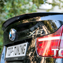 Лип-спойлер с вырезом на BMW X6 E71
