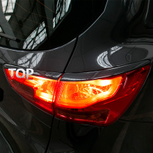 Задние реснички X-Force (УНИВЕРСАЛ) на Kia Ceed 2