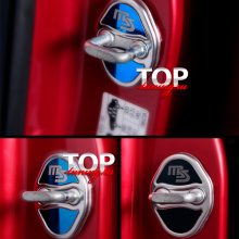 8574 Металлические заглушки на скобы дверей на Mazda CX-5 2 поколение