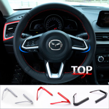 Окантовки панели управления на руле на Mazda CX-5 2 поколение
