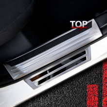 Защитные накладки на пороги Deluxe на Mazda CX-5 2 поколение