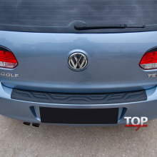 Защитная накладка Bastion GT на задний бампер Volkswagen Golf VI