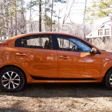 Протекторы дверей Bastion Lite на KIA Rio 4