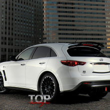 Пороги VETTEL EDITION на Infiniti QX70 (FX35, 37, 50)