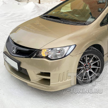 Передний бампер R-Line – Тюнинг Honda Civic 4D (8)
