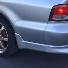 Штатные задние накладки Viento на Mitsubishi Galant 8