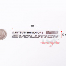 9947 Шильдики Evolution Ralliart 90 x 13 mm для Mitsubishi