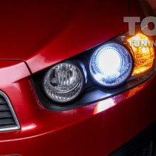  LED линзы в штатную оптику для Chevrolet Aveo Т300