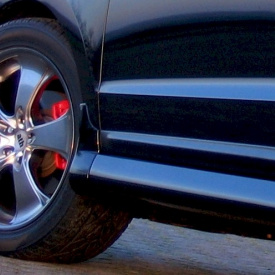 Пороги - Обвес Bulldog на Hyundai Santa Fe 2 (CN)