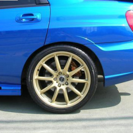 Расширители кузова +50 мм на Subaru Impreza 2 (GD, GDB)