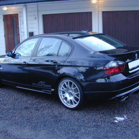 Юбка на задний бампер AC Schnitzer на BMW 3 E90
