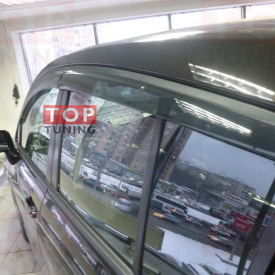 Дефлектор окон на Nissan Tiida