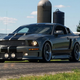 Накладки на задние окна Eleanor на Ford Mustang 5