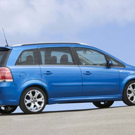 Спойлер на крышу  OPC Line на Opel Zafira B