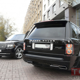 Спойлер верхний - обвес Trigger на Land Rover Range Rover Vogue 3