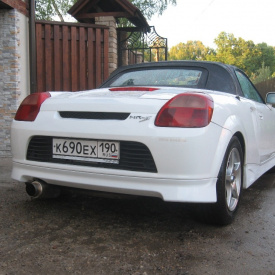 Задняя юбка TRD на Toyota MR-S new