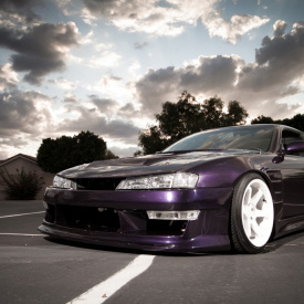 Передние крылья D-Max на Nissan Silvia S14