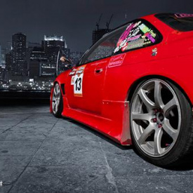 Задний бампер - Обвес Origin Aggressive на Nissan Silvia S14