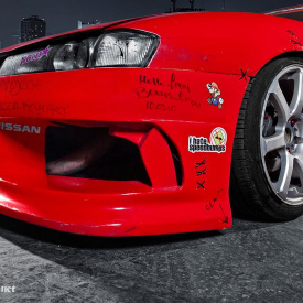 Обвес Origin Aggressive на Nissan Silvia S14