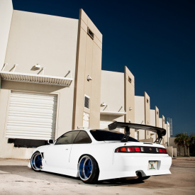 Задний бампер - Обвес Origin Aggressive на Nissan Silvia S14