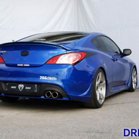 Накладка на задний бампер M&S на Hyundai Genesis 1