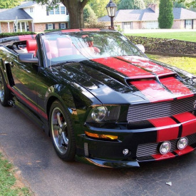 Накладки на задние крылья  Eleanor на Ford Mustang 5