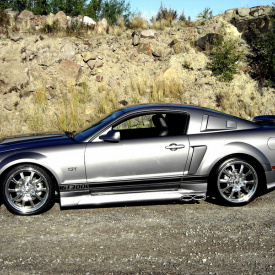 Накладки на пороги – Обвес Eleanor – Тюнинг Ford Mustang 5