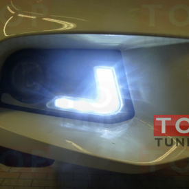 Дневные ходовые огни M-Style на BMW 5 F10