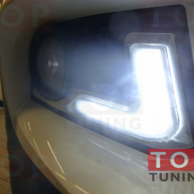 Дневные ходовые огни M-Style на BMW 5 F10