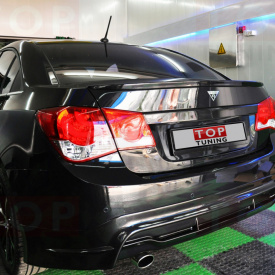 Задние тюнинг-фонари BMW Style Red на Chevrolet Cruze 2