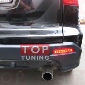 Катафот со светодиодной вставкой в задний бампер HND_1 на Honda CR-V 3