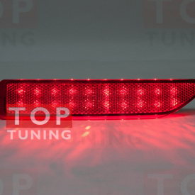 Катафот со светодиодной вставкой в задний бампер HND_1 на Honda CR-V 3