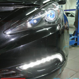 Дневные ходовые огни DRL на Hyundai Sonata 6 (YF)