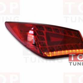 Задние тюнинг-фонари Red на Hyundai Sonata 6 (YF)