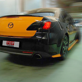 Накладки брызговики заднего бампера (2 шт.) - обвес DAMD на Mazda 6 GH