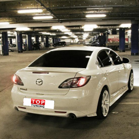 Накладки брызговики заднего бампера (2 шт.) - обвес DAMD на Mazda 6 GH