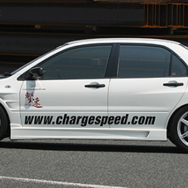 Крылья с жабрами и расширением ChargeSpeed на Mitsubishi Lancer Evolution 7,8,9 (VII, VIII, IX)