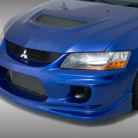 Передний бампер - обвес INGS на Mitsubishi Lancer Evolution 7,8,9 (VII, VIII, IX)