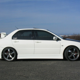 Задний бампер VeilSide на Mitsubishi Lancer Evolution 7,8,9 (VII, VIII, IX)