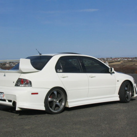 Задний бампер VeilSide на Mitsubishi Lancer Evolution 7,8,9 (VII, VIII, IX)
