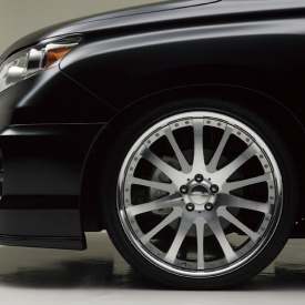 Накладка на передний бампер - обвес WALD на Lexus RX  3