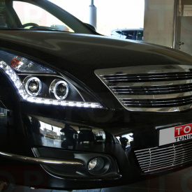 Передняя тюнинг-оптика Audi Style на Nissan Teana 2 (J32)